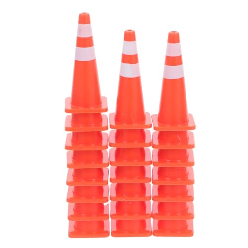 HANABASS 20 Stück -Straßensperren-Requisiten Zeichen Simulation Straßenschild für Verkehrszeichen für Verkehrszeichenmodelle kleine PVC Orange HANABASS 20 Stück -Straßensperren-Requisiten Zeichen Simulation Straßenschild für Verkehrszeichen für Verkehrszeichenmodelle kleine PVC Orange von HANABASS