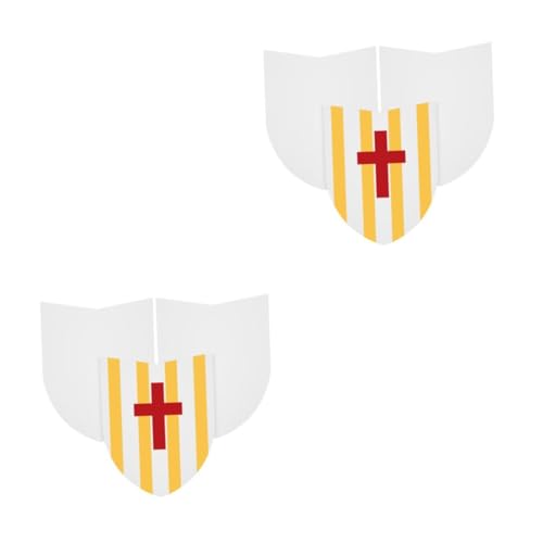 HANABASS 20 Stück Teiliges DIY Kinderschild Kleine Blanko Schild Prop für Jungen und Mädchen Leicht zu Glatte Oberfläche für und Rollenspiele Fördert Kreativität und Geschicklichkeit von HANABASS