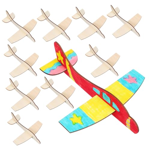 HANABASS 20 Stück Teiliges Holzflugzeug Modellbausatz für DIY und Bastelspielzeug Kreativität und Feinmotorik für Bastelpartys und HANABASS 20 Stück Teiliges Holzflugzeug Modellbausatz für DIY und Bastelspielzeug Kreativität und Feinmotorik für Bastelpartys und von HANABASS