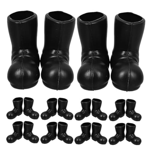 HANABASS 20 Stück Teiliges Mini Weihnachtsstiefel aus Langlebigem Pe Material Festliches Design Mini Kurze Stiefel für Puppenhaus Dekoration für Weihnachts Dioramen und Bastelprojekte von HANABASS