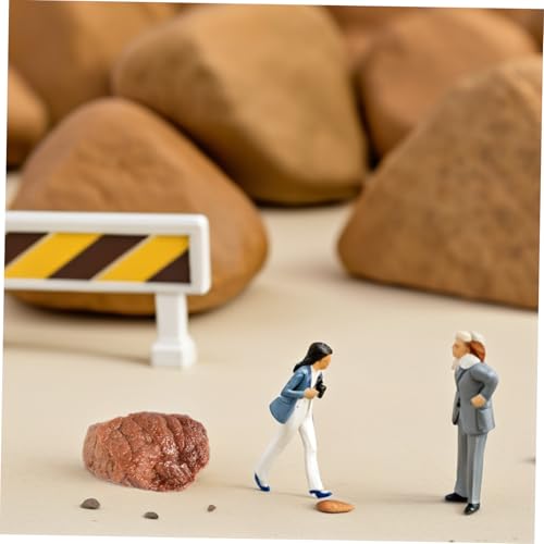 HANABASS 20 Stück Teiliges Realistische Fake Food Steaks aus PVC Detailgetreue Simulierte Rindfleischblöcke für Kindliches Rollenspiel Fördert Sensorische Entwicklung für Fantasievolle von HANABASS