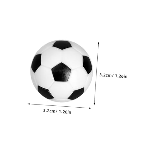 HANABASS 20 Stück Teiliges Tischfußball Bälle Resin Robuste Abriebfeste Mini Fußbälle für Tischfußballspiele Ersatzbälle für Tischkicker für Heim und Spielstättengebrauch HANABASS 20 Stück Teiliges Tischfußball Bälle Resin Robuste Abriebfeste Mini Fußbälle für Tischfußballspiele Ersatzbälle für Tischkicker für Heim und Spielstättengebrauch von HANABASS