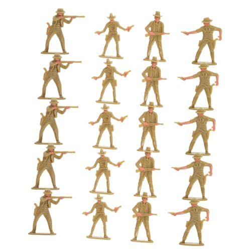 HANABASS 20 Stück Teiliges Western Cowboy Figuren Modelle Miniatur Dekoration für Rollenspiele und Tischdeko Realistische Gestaltung aus Robustem Material für Miniaturhäuser und Sammlungen HANABASS 20 Stück Teiliges Western Cowboy Figuren Modelle Miniatur Dekoration für Rollenspiele und Tischdeko Realistische Gestaltung aus Robustem Material für Miniaturhäuser und Sammlungen von HANABASS