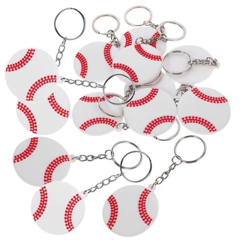 HANABASS 20 Stück Volleyball Schlüsselanhänger Sportliche Anhänger für Taschen und Schlüssel Partygeschenk für Volleyball Fans Robuste und Langlebige Materialien Vielseitig Einsetzbar von HANABASS