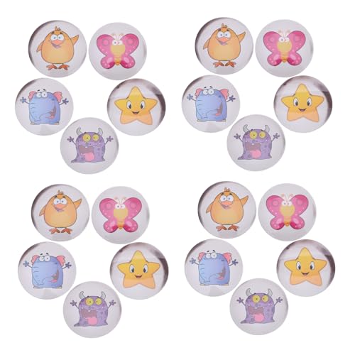 HANABASS 20 Stück Wärmeempfindliche Cartoon Potty Training Sticker für Farbwechselnde Aufkleber mit Tierischen Motiven Wiederverwendbar Einfach Anzubringen für Zuhause zur Spielerischen von HANABASS