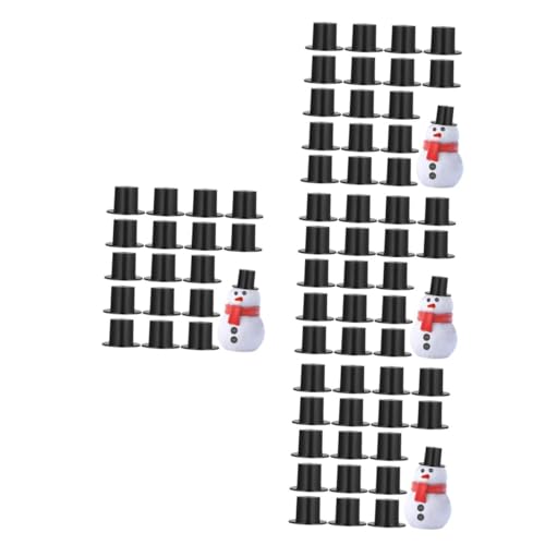 HANABASS 200 Stck. Mini Plastik Zylinderhüte Schwarz Kleine Bastel Hüte für Schneemann Weihnachtsdekoration Diy Party Fasching Zubehör HANABASS 200 Stck. Mini Plastik Zylinderhüte Schwarz Kleine Bastel Hüte für Schneemann Weihnachtsdekoration Diy Party Fasching Zubehör von HANABASS