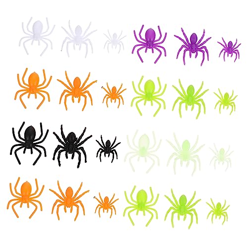 HANABASS 200 Stück Halloween Deko Plastikspinnen Realistisch Kleine Spinnen Party Requisiten Gruselige Halloween Party Spinnen Dekoration für Haus Bar und Garten HANABASS 200 Stück Halloween Deko Plastikspinnen Realistisch Kleine Spinnen Party Requisiten Gruselige Halloween Party Spinnen Dekoration für Haus Bar und Garten von HANABASS
