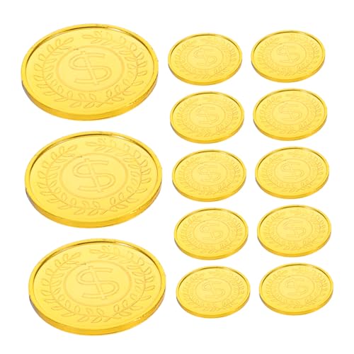 HANABASS 200 Stück Piraten Kunststoff Spielmünzen für Schatzsuche Rollenspiel Kindergeburtstag Halloween Partydekoration Klassenzimmer Belohnungsspiele HANABASS 200 Stück Piraten Kunststoff Spielmünzen für Schatzsuche Rollenspiel Kindergeburtstag Halloween Partydekoration Klassenzimmer Belohnungsspiele von HANABASS