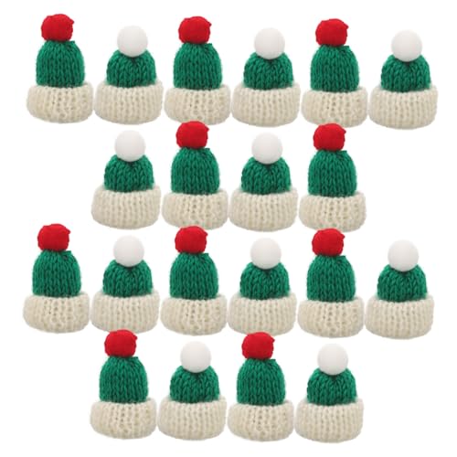 HANABASS 20Stücke Mini Weihnachtsmützen Kleine Strickmützen für DIY Bastelprojekte Süße Hüte für Puppen Flaschen und Kreative Dekorationen Wiederverwendbare Woll Mützen HANABASS 20Stücke Mini Weihnachtsmützen Kleine Strickmützen für DIY Bastelprojekte Süße Hüte für Puppen Flaschen und Kreative Dekorationen Wiederverwendbare Woll Mützen von HANABASS