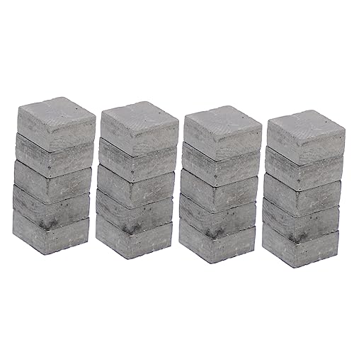 HANABASS 20Stücke Miniaturziegelsteine für DIY Micro für Sandtisch Bauzubehör Garten Langlebig und Kompakt HANABASS 20Stücke Miniaturziegelsteine für DIY Micro für Sandtisch Bauzubehör Garten Langlebig und Kompakt von HANABASS