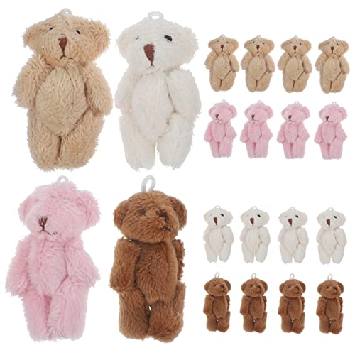HANABASS 20Stücke Plüschspielzeug Winzige Kuscheltiere für DIY Handwerk Schlüsselanhänger und Party Dekoration Farben HANABASS 20Stücke Plüschspielzeug Winzige Kuscheltiere für DIY Handwerk Schlüsselanhänger und Party Dekoration Farben von HANABASS