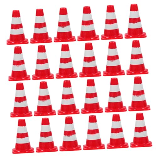 HANABASS 24 Stück Conical Road Sign Toys Zapfen klein Sandkasten winzige Miniatur-Verkehrsbarrieren- Plastikkegel für Spiele Kegelmodell Mini -Verkehrskegel Parkkegel Abs HANABASS 24 Stück Conical Road Sign Toys Zapfen klein Sandkasten winzige Miniatur-Verkehrsbarrieren- Plastikkegel für Spiele Kegelmodell Mini -Verkehrskegel Parkkegel Abs von HANABASS