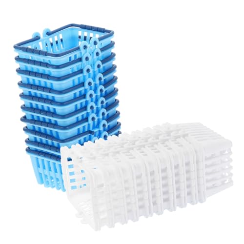 HANABASS 24 Stück Einkaufskorb- Handkorbmodelle Für Kleine Supermärkte Mini-warenkorbmodi Mini Körbe Kleine Spielsachen Minikorb Mit Griff Mini-einkaufswagen Mini Plastik HANABASS 24 Stück Einkaufskorb- Handkorbmodelle Für Kleine Supermärkte Mini-warenkorbmodi Mini Körbe Kleine Spielsachen Minikorb Mit Griff Mini-einkaufswagen Mini Plastik von HANABASS