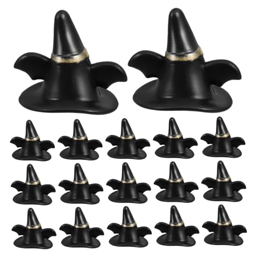 HANABASS 24 Stück Mini-Elfenhut deko kleine Hüte zum Basteln Miniatur-Arbeiterpuppenhüte kleine Partyhüte für Figuren Mini-Strickmützen aus Strohimitat Schneemann Bastelhüte Plastik Schwarz HANABASS 24 Stück Mini-Elfenhut deko kleine Hüte zum Basteln Miniatur-Arbeiterpuppenhüte kleine Partyhüte für Figuren Mini-Strickmützen aus Strohimitat Schneemann Bastelhüte Plastik Schwarz von HANABASS