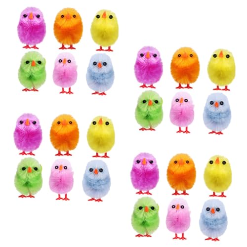 HANABASS 24 Stück Mini Plüsch Küken Deko Süße Ostern Küken für Festliche Anlässe als Partygeschenk und Dekoration für Zuhause Wohnzimmer und HANABASS 24 Stück Mini Plüsch Küken Deko Süße Ostern Küken für Festliche Anlässe als Partygeschenk und Dekoration für Zuhause Wohnzimmer und von HANABASS