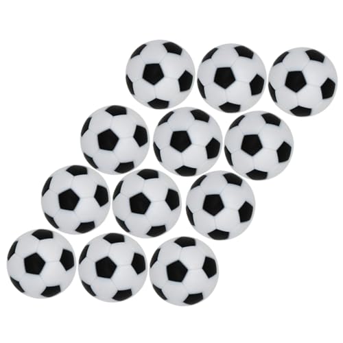 HANABASS 24 Stück Mini-Tischfußball Mini-Fußball-Desktop-Spiel Fußball bunt Tischfußball Zubehör Passend für die meisten Tischfußballtische Tischfußballspiele Zubehör für Tischspiele von HANABASS