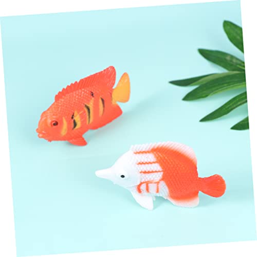 HANABASS 24 Stück Teiliges Fischmodell Realistische Meeresorganismen Pädagogisches für Vorschulkinder Tropische Fische und Goldfische für und Rollenspiele von HANABASS