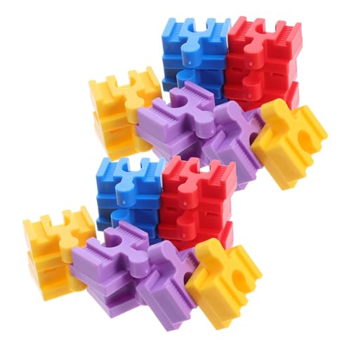 HANABASS 24 Stück Teiliges Kunststoff Eisenbahn Schienenverbinder Kompatibel mit Baustein Zugschienen Stabiler Steckverbinder für Mehrschichtige Eisenbahn Einfache Handhabung für Kreatives HANABASS 24 Stück Teiliges Kunststoff Eisenbahn Schienenverbinder Kompatibel mit Baustein Zugschienen Stabiler Steckverbinder für Mehrschichtige Eisenbahn Einfache Handhabung für Kreatives von HANABASS