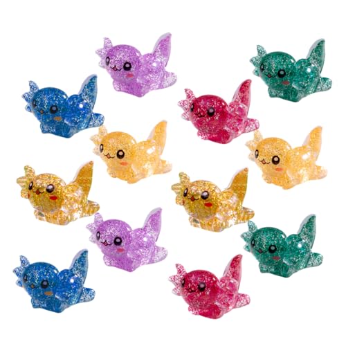 HANABASS 24Stücke Mini Axolotl Figuren aus Harz Niedliche Terrariendekoration und Puppenhaus Accessoires für Axolotl und Kreative DIY Projekte HANABASS 24Stücke Mini Axolotl Figuren aus Harz Niedliche Terrariendekoration und Puppenhaus Accessoires für Axolotl und Kreative DIY Projekte von HANABASS