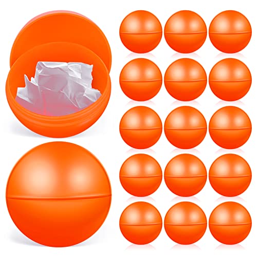 HANABASS 25 Stück Kugeln, 4 cm Orange, Plastik Hohlkugeln zum Öffnen, Party Zubehör, Befüllbare Tombola Bälle, Raffle Balls für Auslosung und Bingo HANABASS 25 Stück Kugeln, 4 cm Orange, Plastik Hohlkugeln zum Öffnen, Party Zubehör, Befüllbare Tombola Bälle, Raffle Balls für Auslosung und Bingo von HANABASS