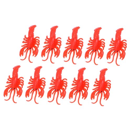 HANABASS 25 Stück Teiliges Niedlicher Robuster Mini Lobster spielzeuge aus Weichem Realistische Nachbildung für Pädagogisches Lernspielzeug und Dekorative Sammelfiguren von HANABASS