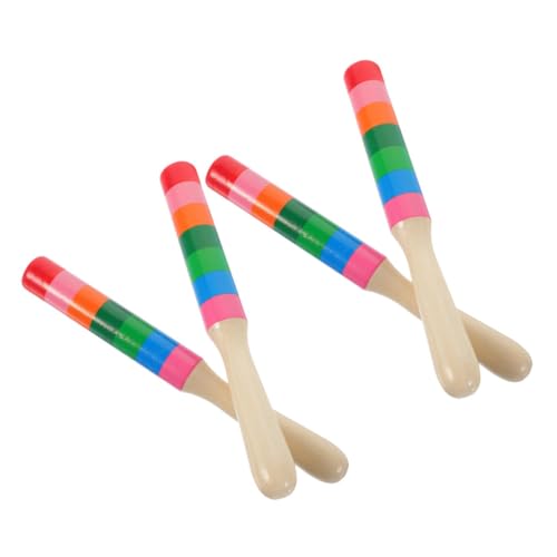 HANABASS 2Paare Rhythmus Sticks aus Holz für Musikstäbe Robust und Sicher für Percussion Instrumente Hand Auge Koordination für Musikalische Unterhaltung HANABASS 2Paare Rhythmus Sticks aus Holz für Musikstäbe Robust und Sicher für Percussion Instrumente Hand Auge Koordination für Musikalische Unterhaltung von HANABASS