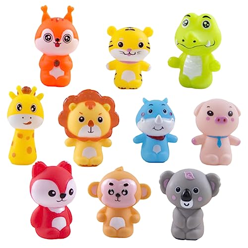 HANABASS 2Sätze Fingerpuppen Aus Dehnbarem Material Tierform Fingerpuppen Für Lernaktivitäten Fördert Kreativität Und Interaktion Partys von HANABASS