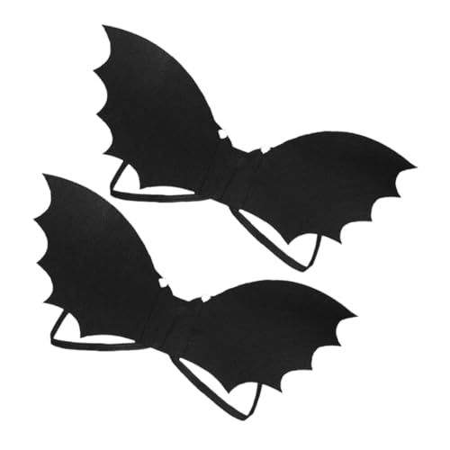 HANABASS 2Sätze Fledermausflügel Kostüm für Teiliges aus Eva Verstellbar für Halloween Cosplay und Partys Schwarze Vampirflügel für Jungen für Altersgruppen HANABASS 2Sätze Fledermausflügel Kostüm für Teiliges aus Eva Verstellbar für Halloween Cosplay und Partys Schwarze Vampirflügel für Jungen für Altersgruppen von HANABASS