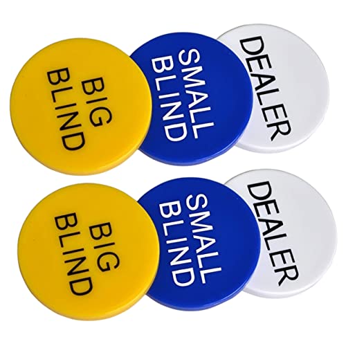 HANABASS 2Sätze Melamin Spielmarker Chips Multifunktionale Glücksspiel Tokens für Poker Bingo Langlebig und Robust für Spannende Spiele mit Glatten Kanten von HANABASS