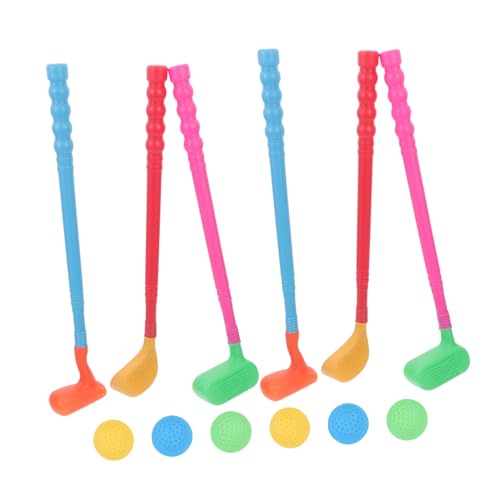 HANABASS 2Sätze Teiliges Golfset aus Plastik Golfschläger und Bälle Zufälligen Farben Lernspielzeug für Jungen Hand Augen Koordination von HANABASS