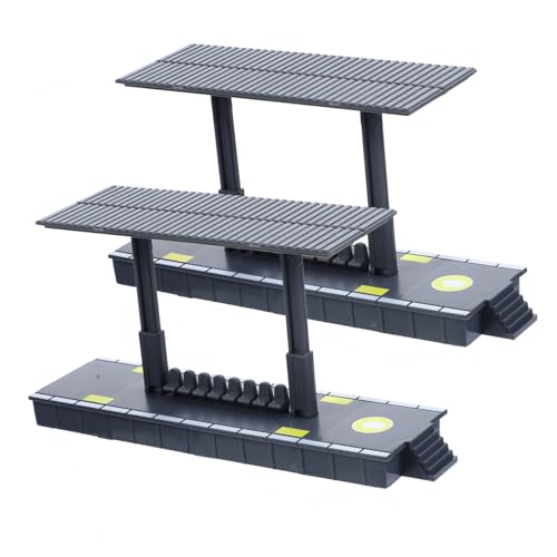 HANABASS 2Stücke Bahnhofsmodell aus Dekorative Zugbahn für Modelleisenbahn Zubehör Installieren und Spielzeugliebhaber für DIY HANABASS 2Stücke Bahnhofsmodell aus Dekorative Zugbahn für Modelleisenbahn Zubehör Installieren und Spielzeugliebhaber für DIY von HANABASS