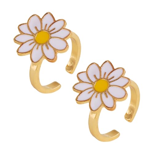 HANABASS 2Stücke Drehbarer Fidget Ring für Stressabbau und Angstminderung Leicht und Tragbar für Erwachsene Verstellbar Attraktives Design HANABASS 2Stücke Drehbarer Fidget Ring für Stressabbau und Angstminderung Leicht und Tragbar für Erwachsene Verstellbar Attraktives Design von HANABASS