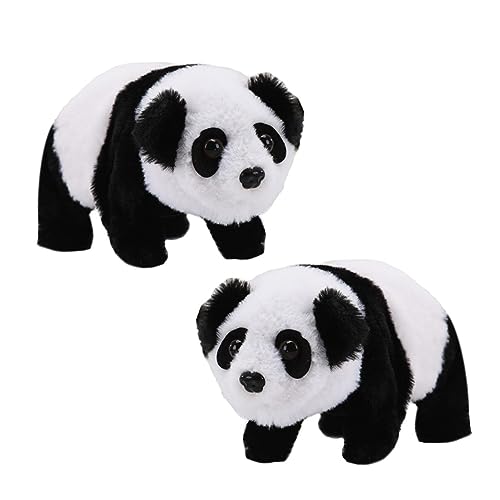 HANABASS 2Stücke Einstellbares Elektrisches Panda Interaktives Plüschspielzeug mit Bewegung und Geräuschen für Kleinkinder Fördert Kreatives und Lernspaß HANABASS 2Stücke Einstellbares Elektrisches Panda Interaktives Plüschspielzeug mit Bewegung und Geräuschen für Kleinkinder Fördert Kreatives und Lernspaß von HANABASS