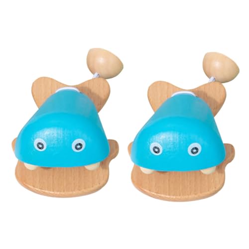 HANABASS 2Stücke Holz Musikinstrumente für Kleinkinder Fisch Form Castanets für Frühes Lernen und Musikalische Vorschulkinder und Junge Mädchen HANABASS 2Stücke Holz Musikinstrumente für Kleinkinder Fisch Form Castanets für Frühes Lernen und Musikalische Vorschulkinder und Junge Mädchen von HANABASS