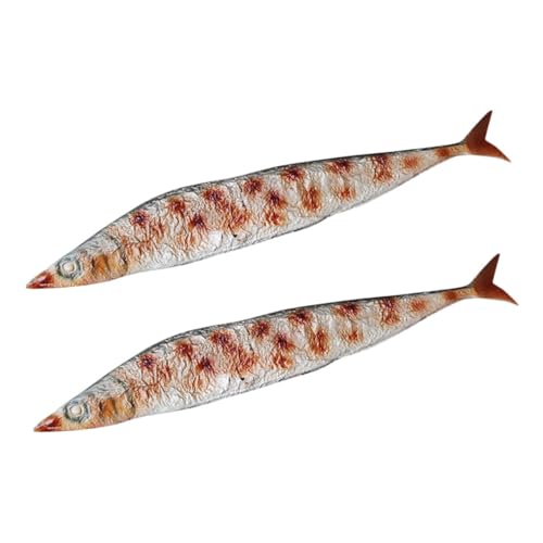 HANABASS 2Stücke Künstliches Gebratenes Fischspielzeug Realistische Simulation von Grill Fisch für Kinderküche Dekoration für Restaurant und Puppenküche Langlebig HANABASS 2Stücke Künstliches Gebratenes Fischspielzeug Realistische Simulation von Grill Fisch für Kinderküche Dekoration für Restaurant und Puppenküche Langlebig von HANABASS