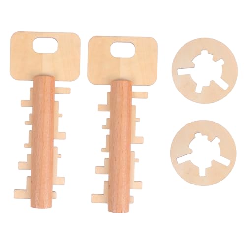 HANABASS 2Stücke Luban Lock Intellektuelles Schlüsselspielzeug für Fördert Geschicklichkeit Logisches und Stressabbau Sichere und Langlebige Materialien HANABASS 2Stücke Luban Lock Intellektuelles Schlüsselspielzeug für Fördert Geschicklichkeit Logisches und Stressabbau Sichere und Langlebige Materialien von HANABASS