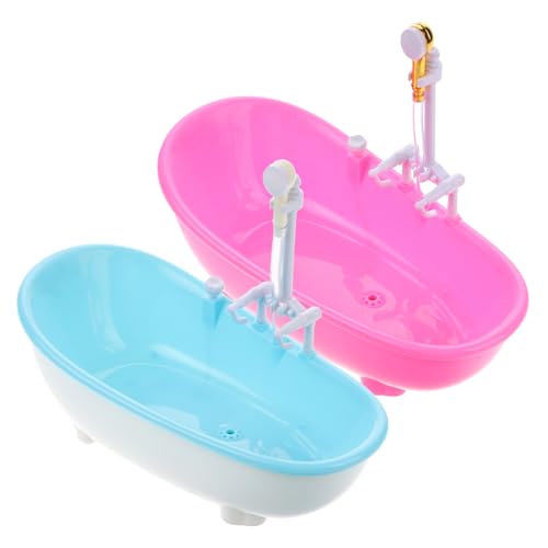 HANABASS 2Stücke Mini Badewanne mit Duschbrause Elektrische Vielseitige Badezimmer Tasse für Kreative Spielwelten für Familienfeiern HANABASS 2Stücke Mini Badewanne mit Duschbrause Elektrische Vielseitige Badezimmer Tasse für Kreative Spielwelten für Familienfeiern von HANABASS