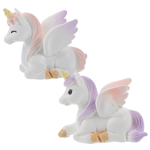 HANABASS 2Stücke Mini Einhorn Figuren Niedliche Einhorn Torten Deko für Kindergeburtstag Hochzeiten Aus Kunstharz Leicht und Beweglich Bezaubernde Miniatur Dekoration für Kuchen HANABASS 2Stücke Mini Einhorn Figuren Niedliche Einhorn Torten Deko für Kindergeburtstag Hochzeiten Aus Kunstharz Leicht und Beweglich Bezaubernde Miniatur Dekoration für Kuchen von HANABASS
