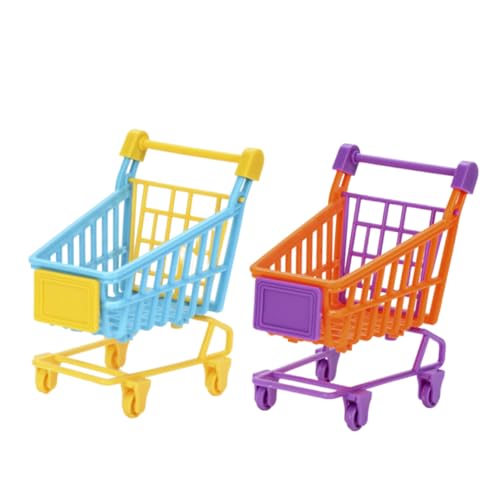 HANABASS 2Stücke Mini Einkaufswagen aus PVC Simulationswagen für Puppenlagerregal für Kreatives Zufällige Farben für Rollenspiele und Aufbewahrung HANABASS 2Stücke Mini Einkaufswagen aus PVC Simulationswagen für Puppenlagerregal für Kreatives Zufällige Farben für Rollenspiele und Aufbewahrung von HANABASS