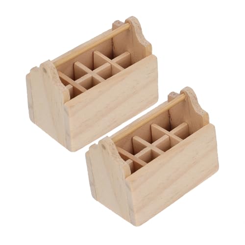 HANABASS 2Stücke Miniatur Werkzeugkasten Modell aus Holz Kreative Dekoration für Puppenhaus DIY Projekte und Miniatur Szenen für von Miniaturkunst und Handwerk HANABASS 2Stücke Miniatur Werkzeugkasten Modell aus Holz Kreative Dekoration für Puppenhaus DIY Projekte und Miniatur Szenen für von Miniaturkunst und Handwerk von HANABASS