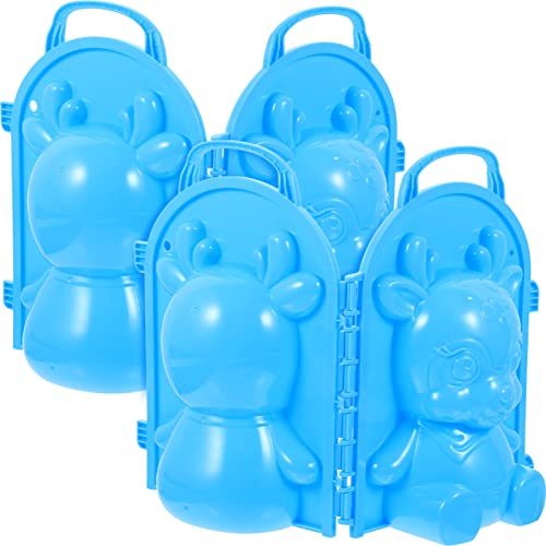 HANABASS 2Stücke Schneeballclips Kreative Schneeballmacher für Winter Outdoor für Schlamm Robust und Leicht zu Transportieren von HANABASS