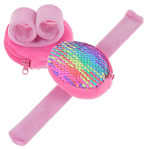 HANABASS 2Stücke Slap Armbänder mit Münzfach Handgelenksspielzeuge für Jungen Lustige Party Accessoires für Kreative Spiele und Dekoration von HANABASS