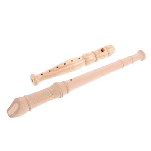 HANABASS 2stücke Sopranblockflöte Aus Holz Deutsche Flötenblockflöte Professionelles Musikinstrument Für Anfänger Junge Mädchen Erwachsene Und Schüler Für Heimunterhaltung Und von HANABASS