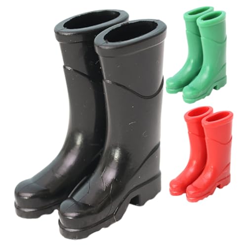 HANABASS 3 Paar Puppenhaus Regenstiefel Mini Ornamente Miniaturen Puppenhaus Dekoration Mini Spielzeughaus Schmuck Regenstiefel Mini Stiefel Für Puppen Miniatur Schuhe HANABASS 3 Paar Puppenhaus Regenstiefel Mini Ornamente Miniaturen Puppenhaus Dekoration Mini Spielzeughaus Schmuck Regenstiefel Mini Stiefel Für Puppen Miniatur Schuhe von HANABASS