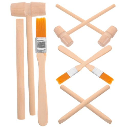 HANABASS 3 Sätze Archäologisches Ausgrabungswerkzeugset für Teiliges Kit mit Hammer Meißel und Pinsel Pädagogisches Kreativität und Hand Augen Koordination für Kleine HANABASS 3 Sätze Archäologisches Ausgrabungswerkzeugset für Teiliges Kit mit Hammer Meißel und Pinsel Pädagogisches Kreativität und Hand Augen Koordination für Kleine von HANABASS