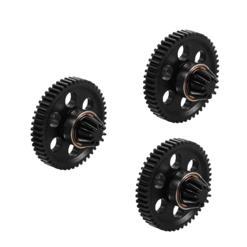 HANABASS 3 Sätze Rc Auto Getriebesatz Maßstab Präzisions Untersetzungs und Kegelräder für Nahtlose Übertragung Langlebige Metallausführung Kompatibel mit Diversen Rc Modellen Upgrade von HANABASS