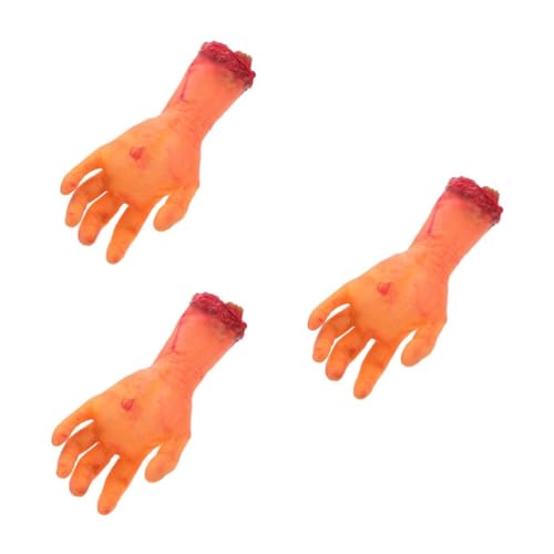 HANABASS 3 Stück Abgetrenntes Handspielzeug Sakrales Zubehör Für Zerbrochene Hände Halloween Gebrochene Hand Gebrochene Hand Trennte von HANABASS