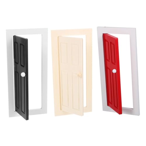 HANABASS 3 Stück Maßstab Rechteckig Detailreiche Mini Möbel für DIY Puppenhaus Szenen Natürliche Farben für Sammler und Miniaturfans von HANABASS