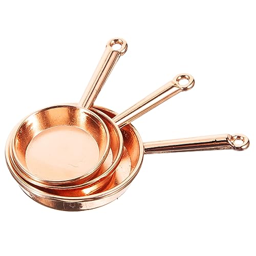HANABASS 3 Stück Mini Küchenutensilien Miniaturen Bezauberndes Miniatur Bastelset Für Den Innenbereich Winzige Dekorative Mini Pfanne Realistische Mini Pfanne Miniatur Set Mini HANABASS 3 Stück Mini Küchenutensilien Miniaturen Bezauberndes Miniatur Bastelset Für Den Innenbereich Winzige Dekorative Mini Pfanne Realistische Mini Pfanne Miniatur Set Mini von HANABASS