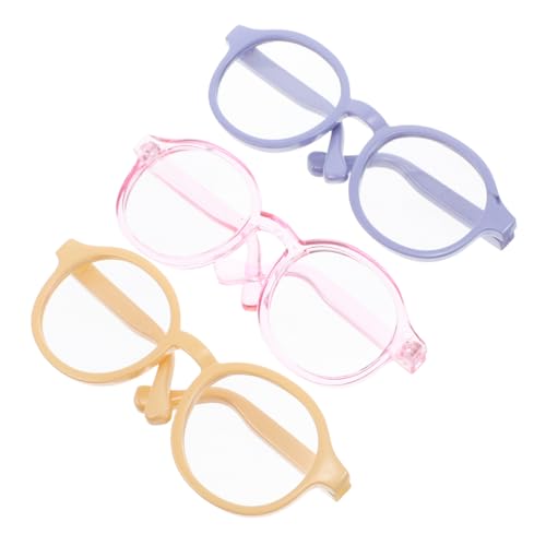 HANABASS 3 Stück Puppenbrille gläser Brille Accessoire Requisiten Neuheit Brille Miniaturbrille winzige Brille Party -Requisiten tun so, als ob sie eine Brille hätten Plastik HANABASS 3 Stück Puppenbrille gläser Brille Accessoire Requisiten Neuheit Brille Miniaturbrille winzige Brille Party -Requisiten tun so, als ob sie eine Brille hätten Plastik von HANABASS